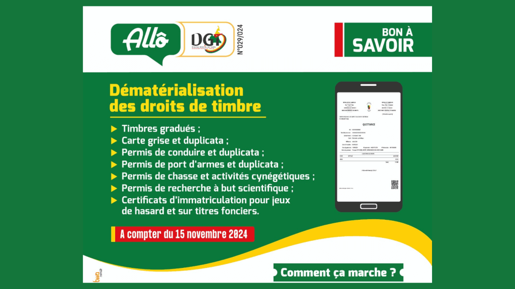 Dématérialisation des droits de timbre